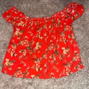 Off the shoulder shirt